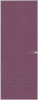 Деревянные двери LINEA RETTA MRDA018 G с алюминиевой кромкой Пурпурная роза