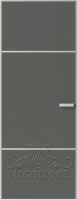 Деревянные двери LINEA RETTA MRDA0184 G с алюминиевой кромкой Серый