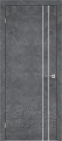Деревянные двери QUADRO 10.26 G алюминиевый молдинг LOFT GRAFITE