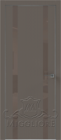 QUADRO 9.15 алюминиевая кромка Графит V-лакобель коричневый SOFT SMOKI