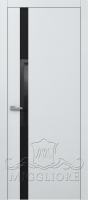 Дверь в квартиру FLEURANS SKANDI MLSH021 V-NERO Эмаль на шпоне ясеня закрытая пора
