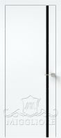 Дверь со стеклом TRIPLEX 10  V-TRIPLEX-NERO SILK ICE