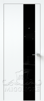 Дверь со стеклом TRIPLEX 12  V-TRIPLEX-NERO SILK ICE