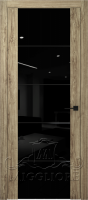 Дверь со стеклом TRIPLEX 16 V-TRIPLEX-NERO-GRAVIROVKA DUB MELFORD