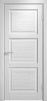 Брашированная состаренная дверь Мадера Винтаж 17Ш Браш ДГ Белая эмаль