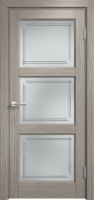 Дверь со стеклом Мадера Винтаж 17Ш Браш ДО-С17-7 Серый 215