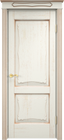 Белорусская дверь Модель Д6-2 ДГ F120 с патиной Золото