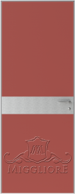 LINEA RETTA MRDA0183 G с алюминиевой кромкой Красная глазурь