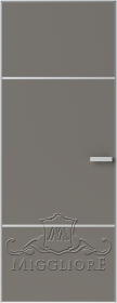LINEA RETTA MRDA0184 G с алюминиевой кромкой Серый мокко