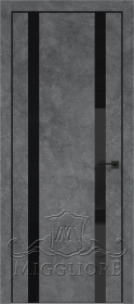 QUADRO 9.15 алюминиевая кромка черная V-лакобель черный LOFT GRAFITE