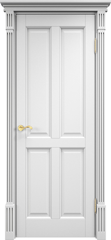 Арсенал Двери модель 15 Ш ДГФ Белая эмаль
